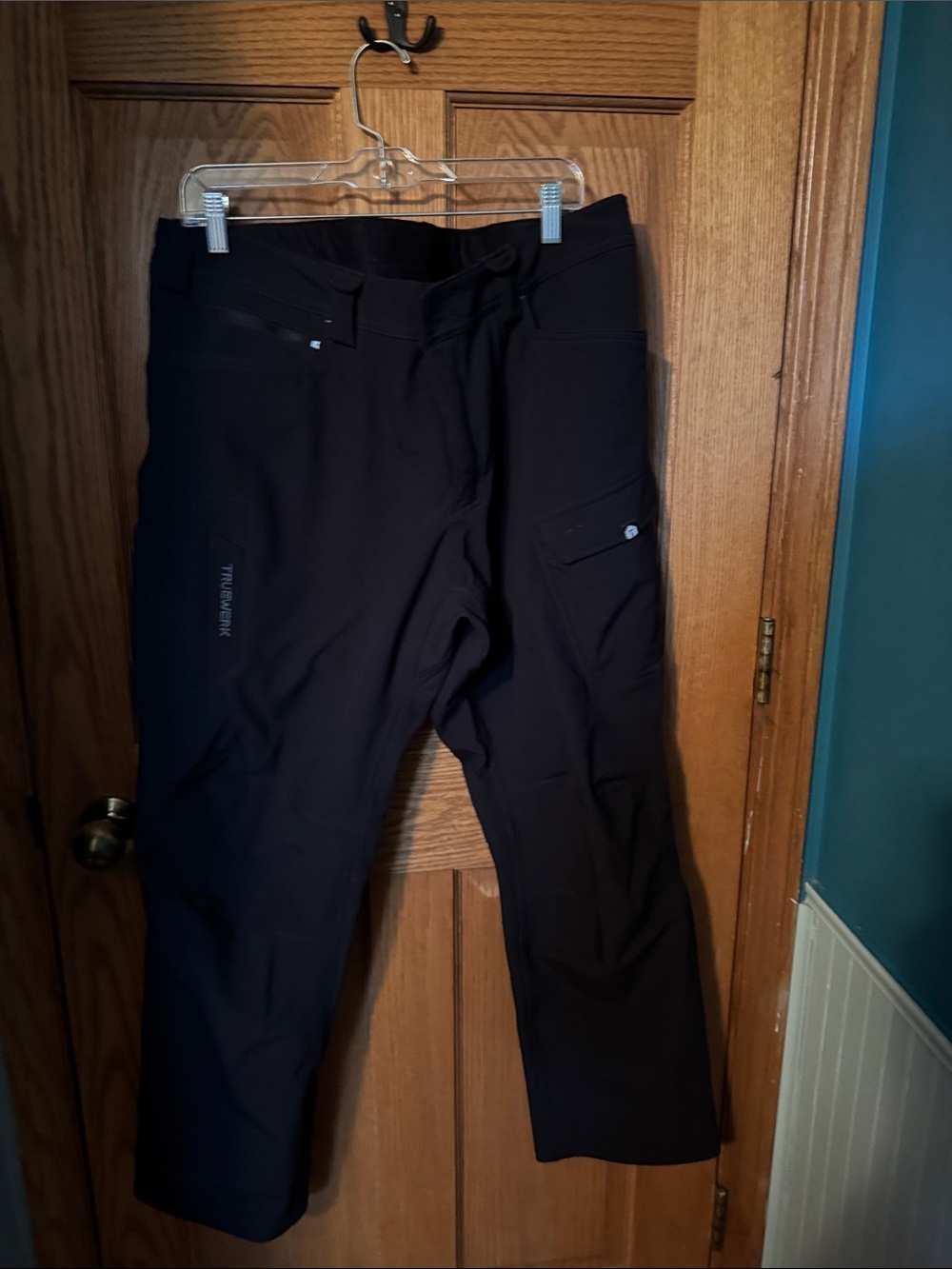Trurwerk Black Men's lined Cargo Pants - Outdoor Performance